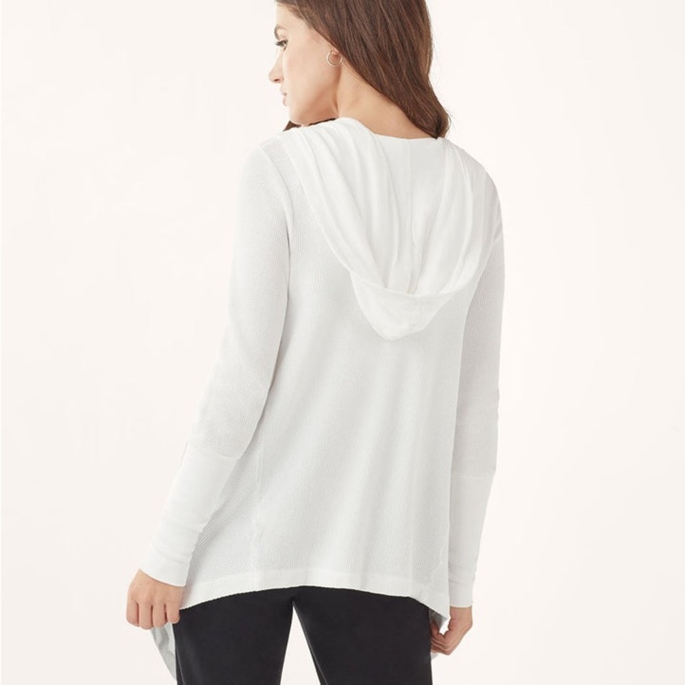 Splendid White Open-Front Sweater - Picture 3 of 9